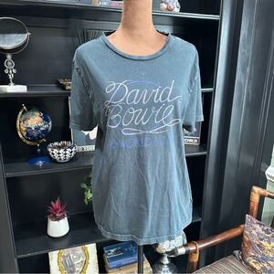 Lucky Brand David Bowie 1978 World Tour T‑Shirt – Size Medium